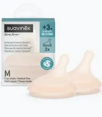 SUAVINEX TETINA SILICONA FLUJO MEDIO M ZERO ZERO ULTRA SUAVE