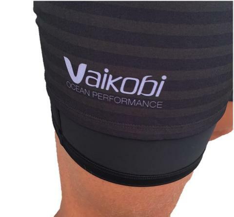 VAIKOBI PADDLE BOARD SHORTS-BLACK/GREY