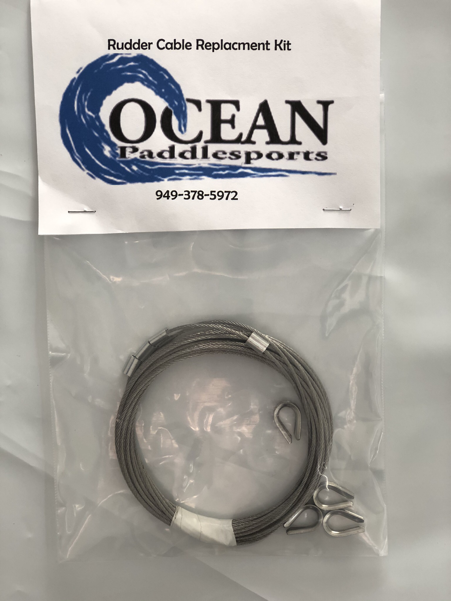 Rudder cable replacement kit