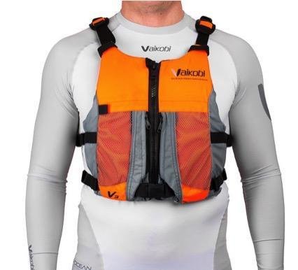 Vaikobi V3 OCEAN RACING PFD- FLURO ORANGE- GREY 00074