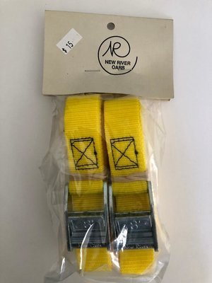 Tie down straps (8')