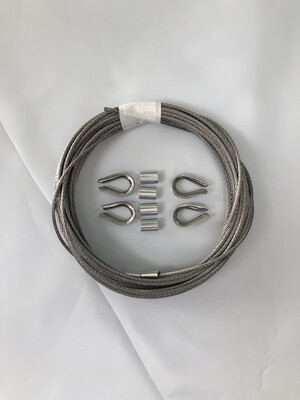 Rudder cable replacement kit