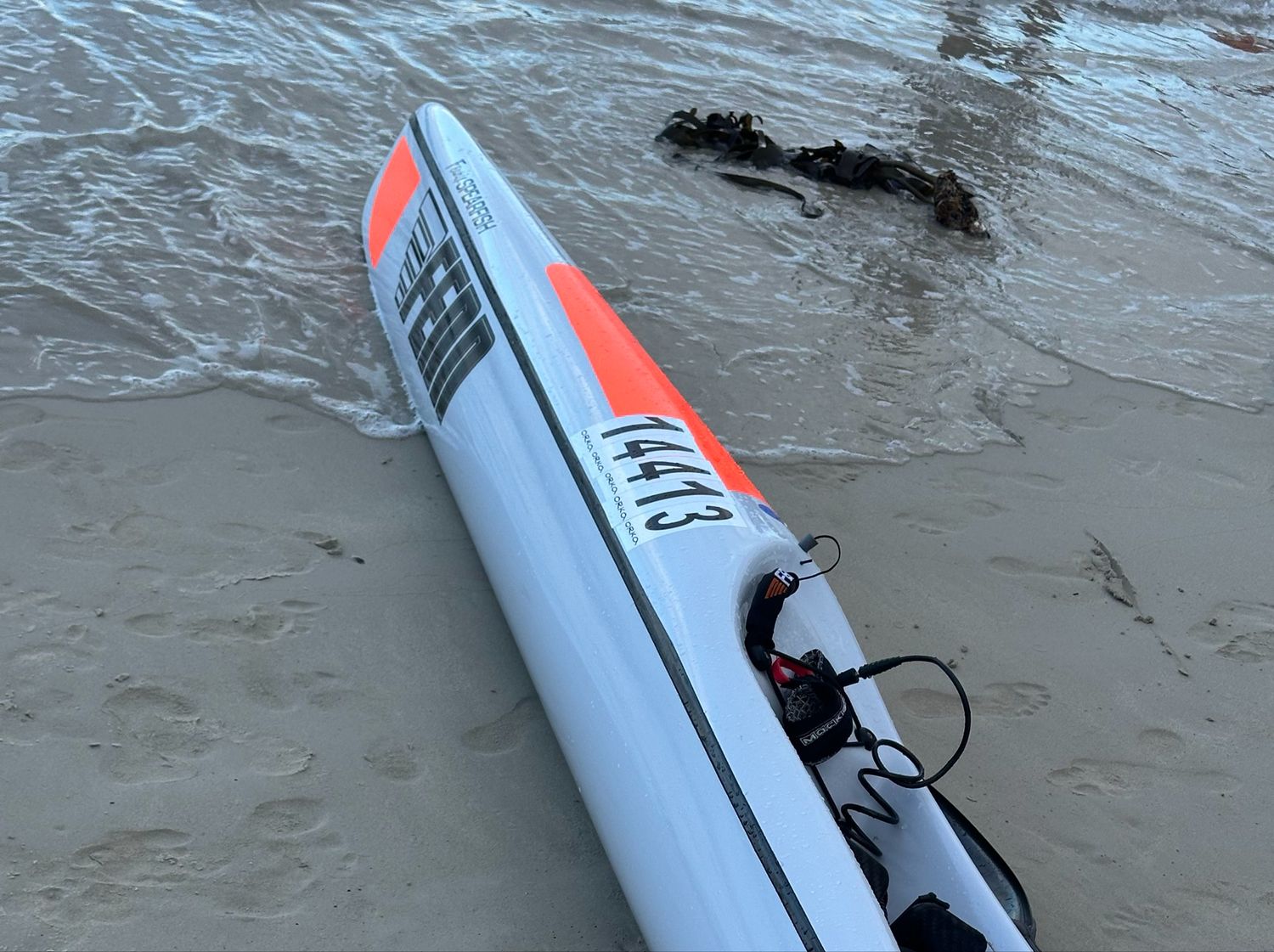 Hi Vis Stickers Neon Orange