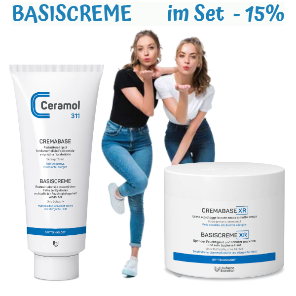Ceramol Basiscreme 400 ml+ Basiscreme XR 450 ml