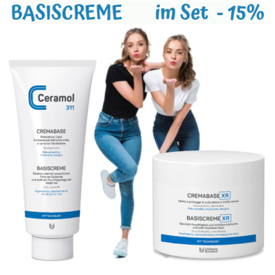 Ceramol Basiscreme 400 ml+ Basiscreme XR 450 ml