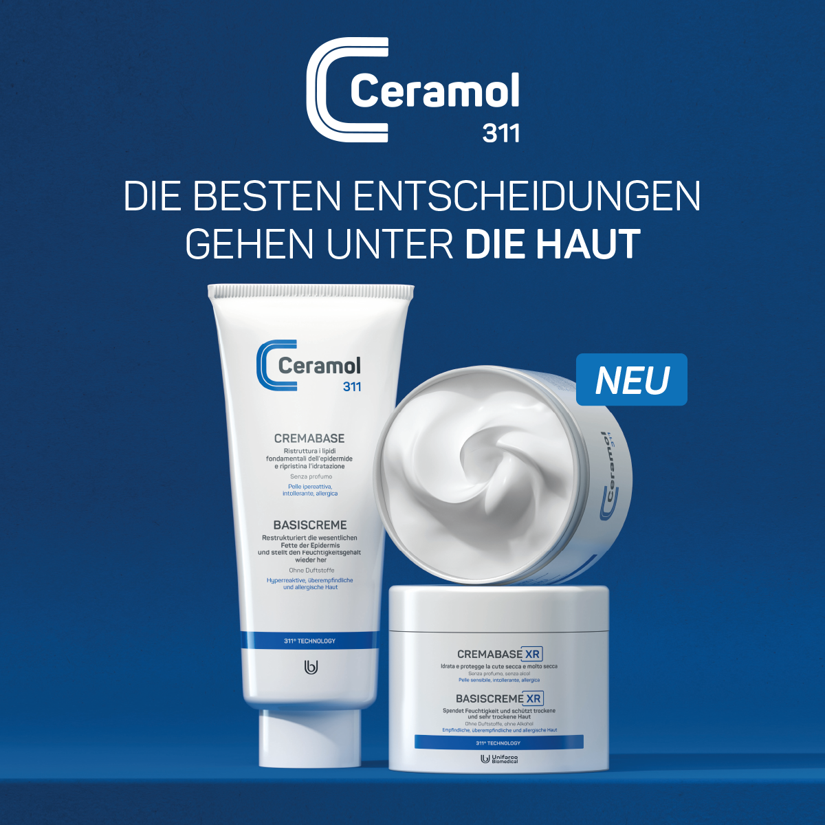 Ceramol Basiscreme 400 ml+ Basiscreme XR 450 ml