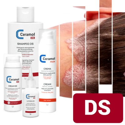 Ceramol DS und Psor bei schuppiger Haut
