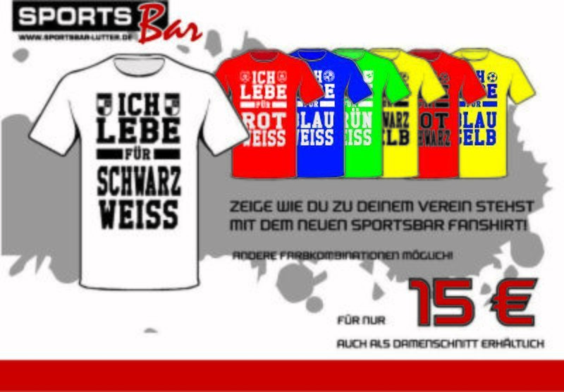 Fan-Shirt &quot;Ich lebe für&quot;