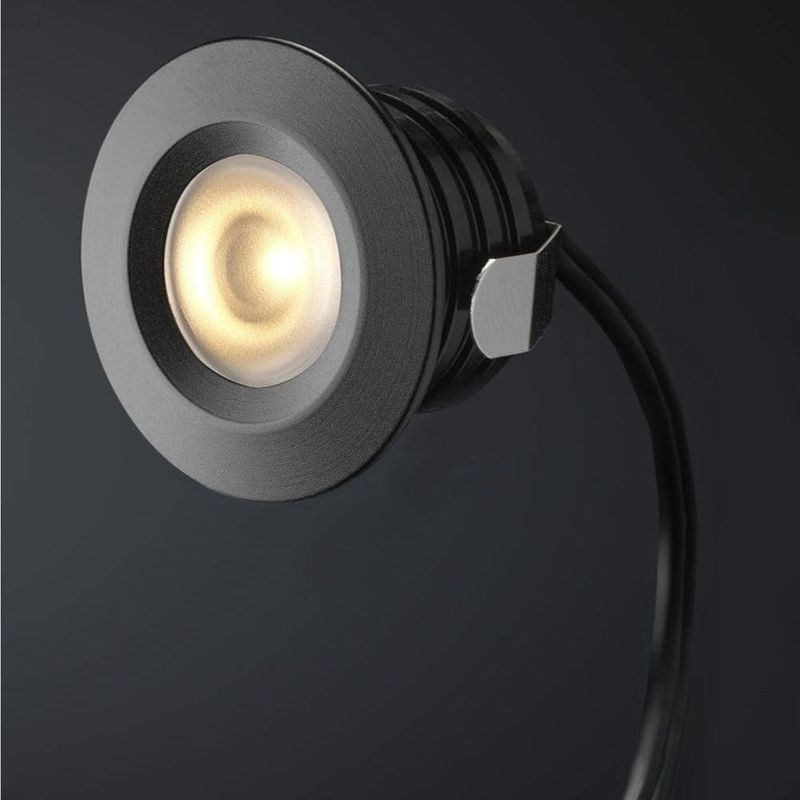 Ledspot zwart Warm Wit