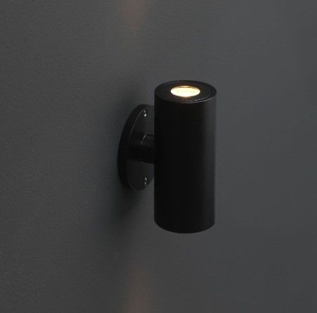 Wandverlichting rond zwart