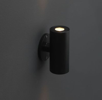 Wandverlichting rond zwart