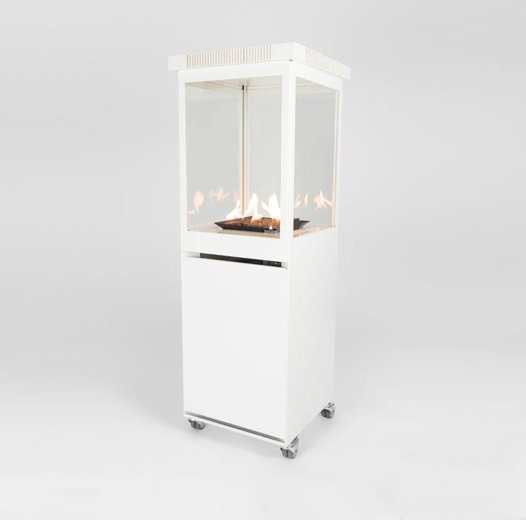 Terrasverwarmer op gas wit