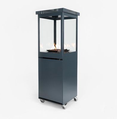 Terrasverwarmer op gas donkergrijs