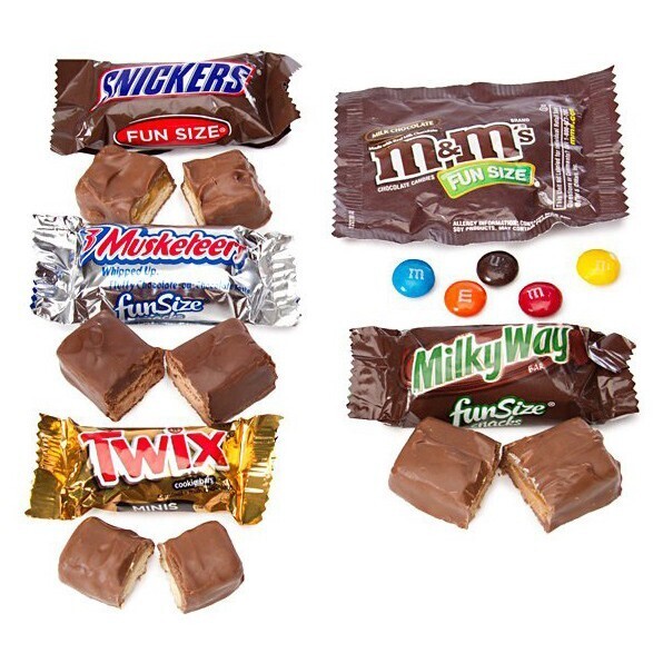 Chocolates americanos surtidos 
- 5 unidades