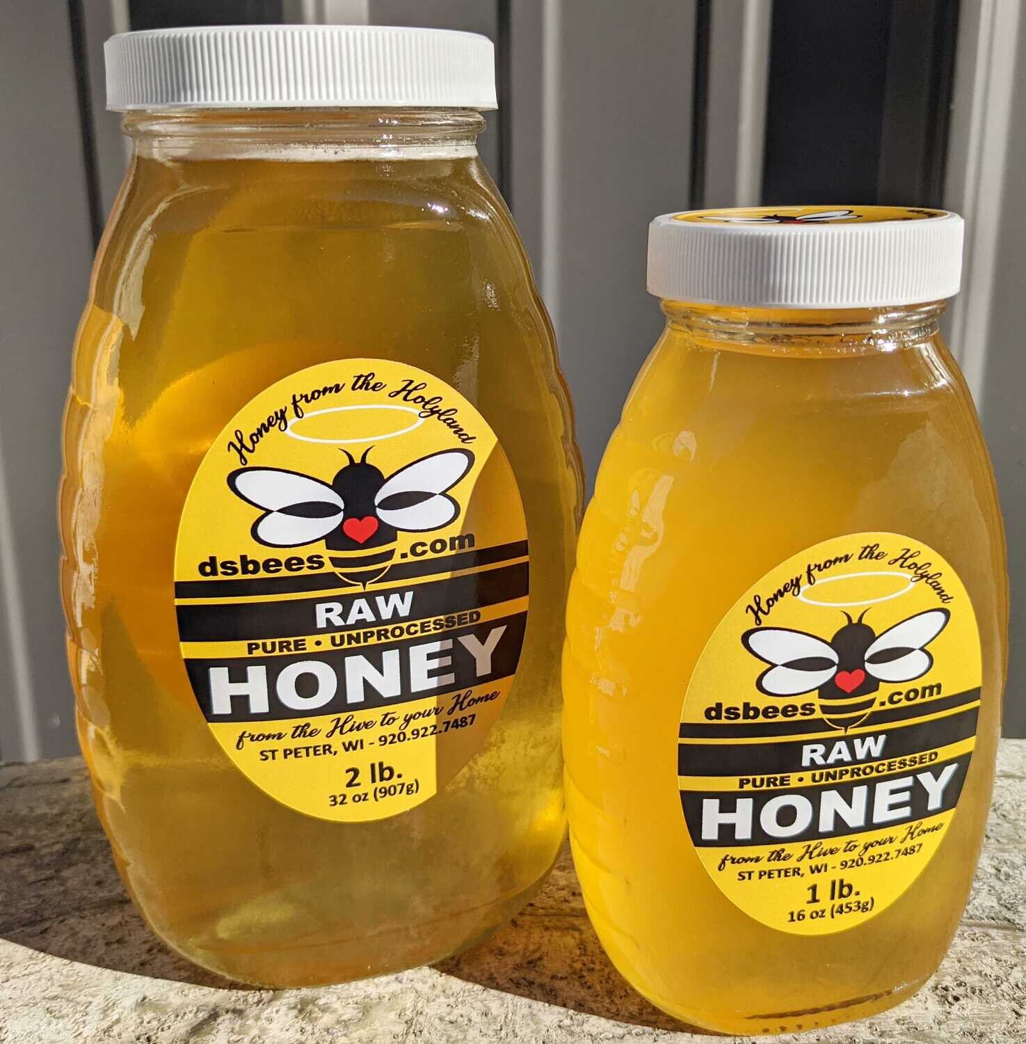 Raw, Unprocessed, Wisconsin Honey