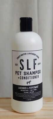 Pet Lavender and Peppermint Shampoo+Conditioner