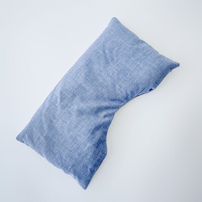 Lavender Aromatherapy Eye Mask Pillow | Linen Blue