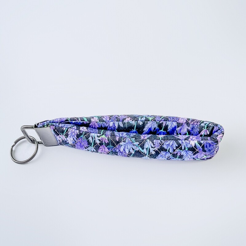 "Peaceful Night" Lavender Filled Quilted Key Fob