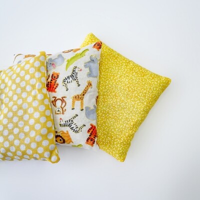 Yellow Cuddly Critters Lavender Sachets