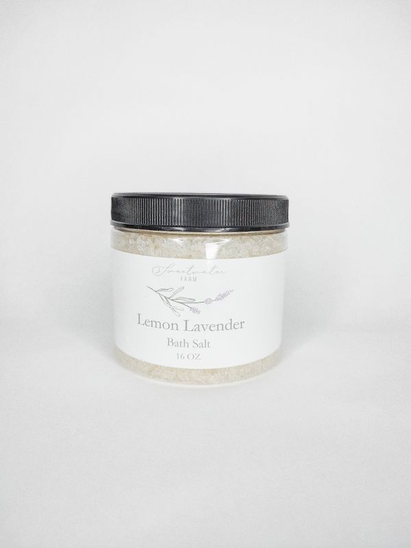 Lavender Essential Oil Bath Salt Blends