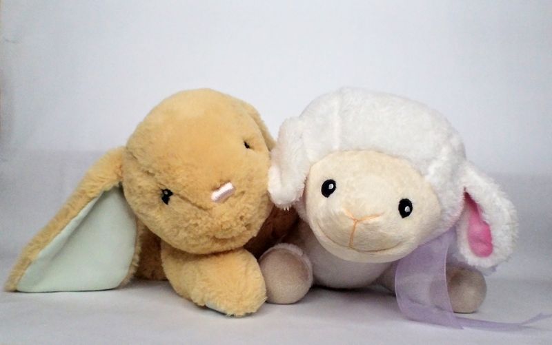 Lavender-Filled Easter Bunny Plush - Handcrafted &amp; Calming