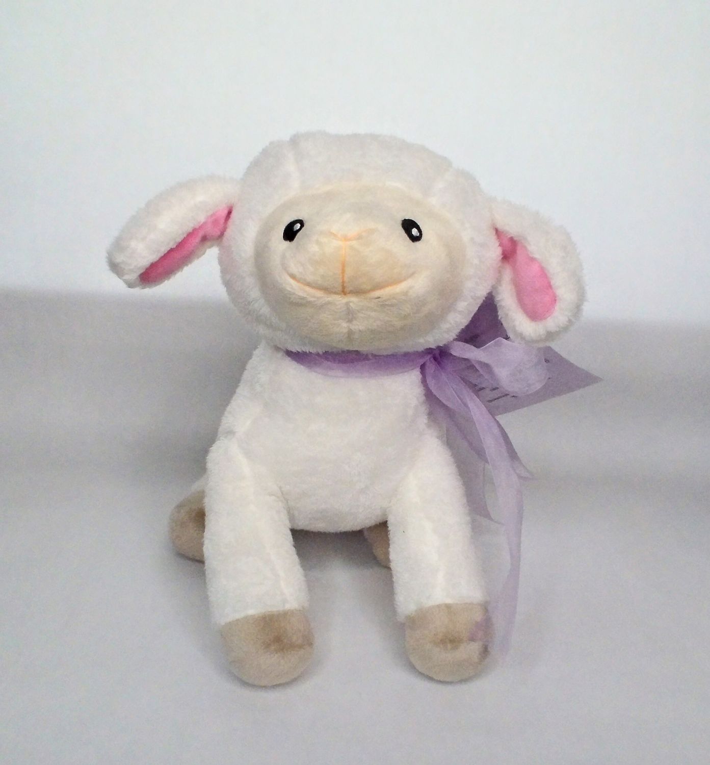 Lavender-Filled Easter Lamb Plush - Handcrafted &amp; Calming