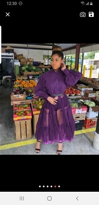 Purple Showoff Dress
