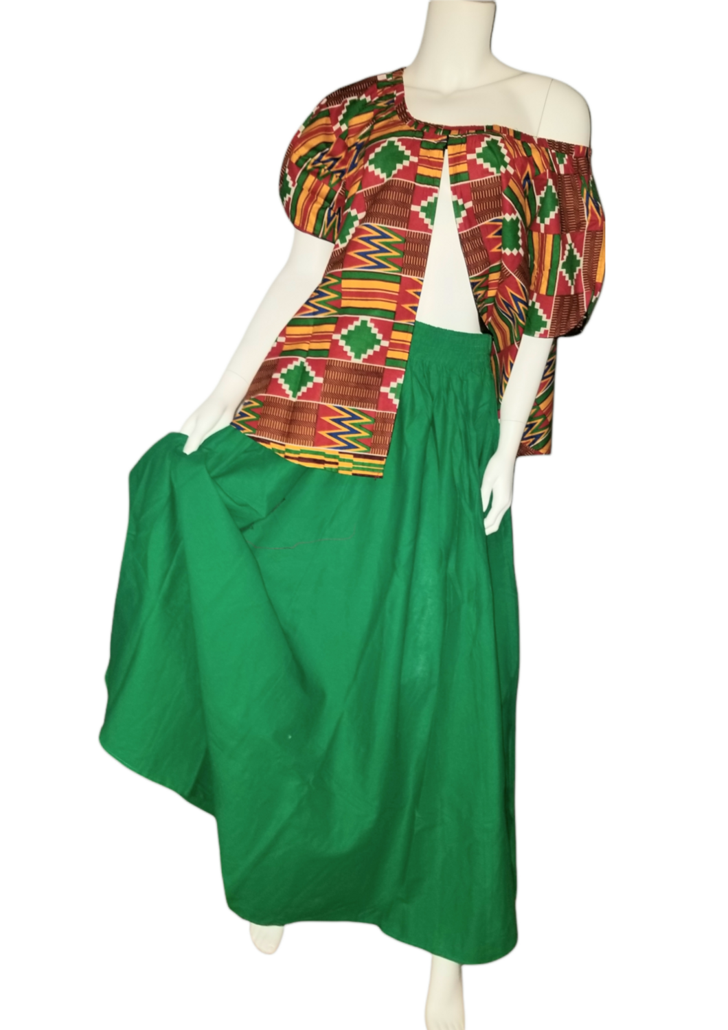Green with Envy Maxi Skirt