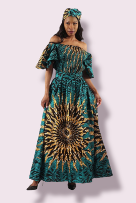 Aquarius Sunset Dress