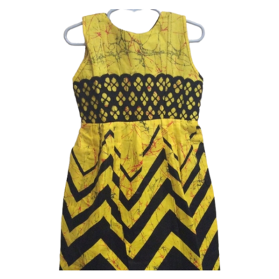 Lime Light Girl African Print Dress 