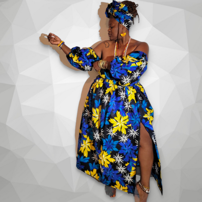 Mystic - African Print Skirt Set