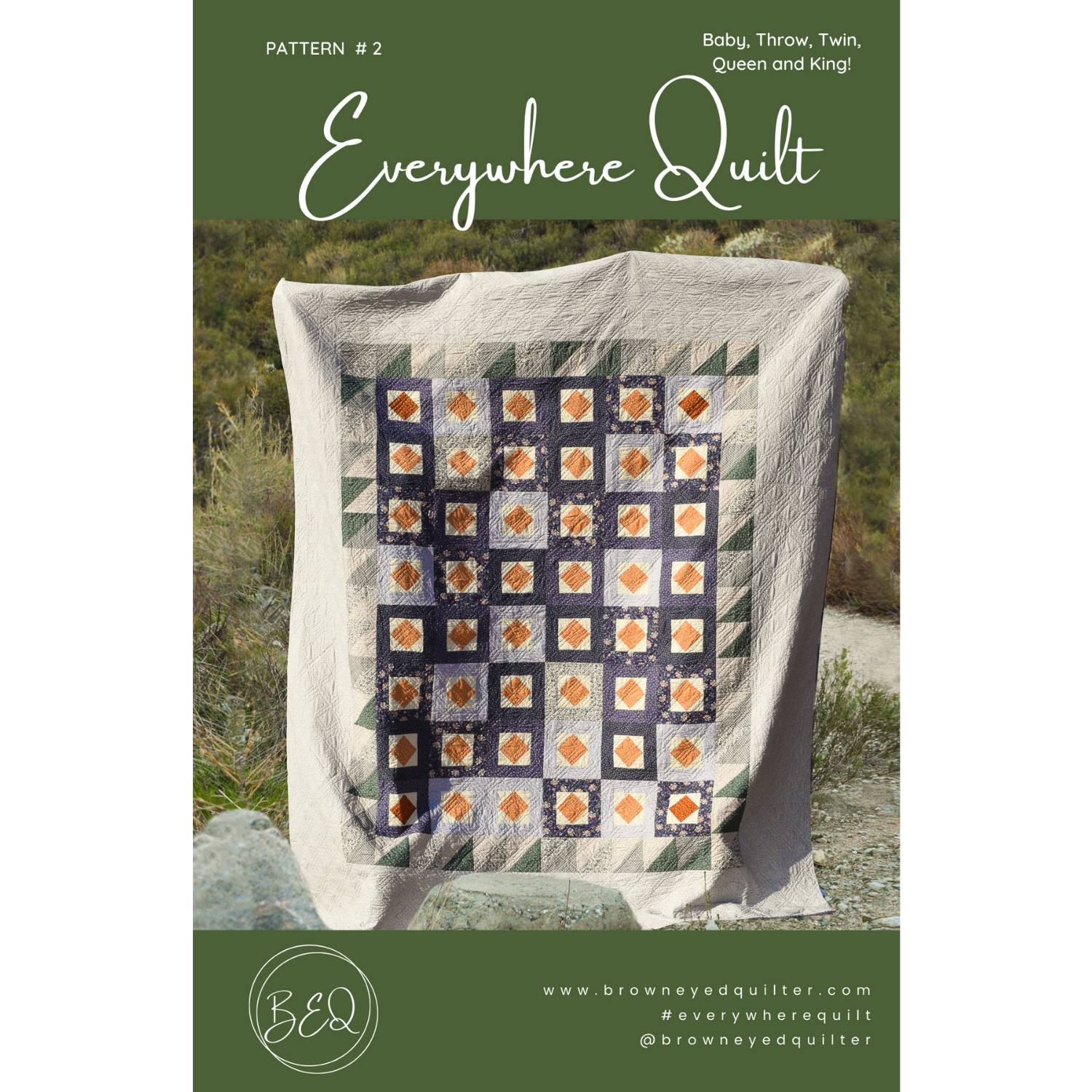 Everywhere Quilt Pattern- PDF