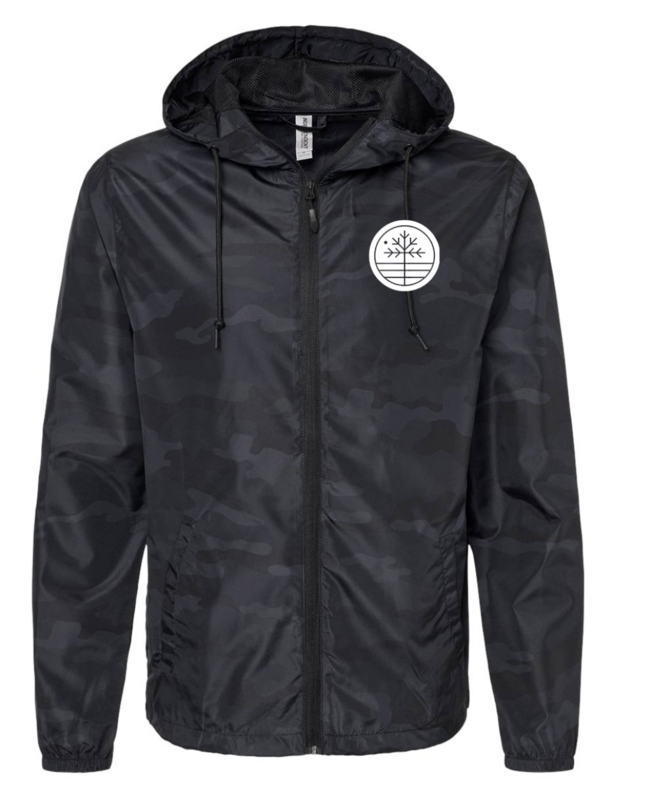 Glacial Till Camo Windbreaker
