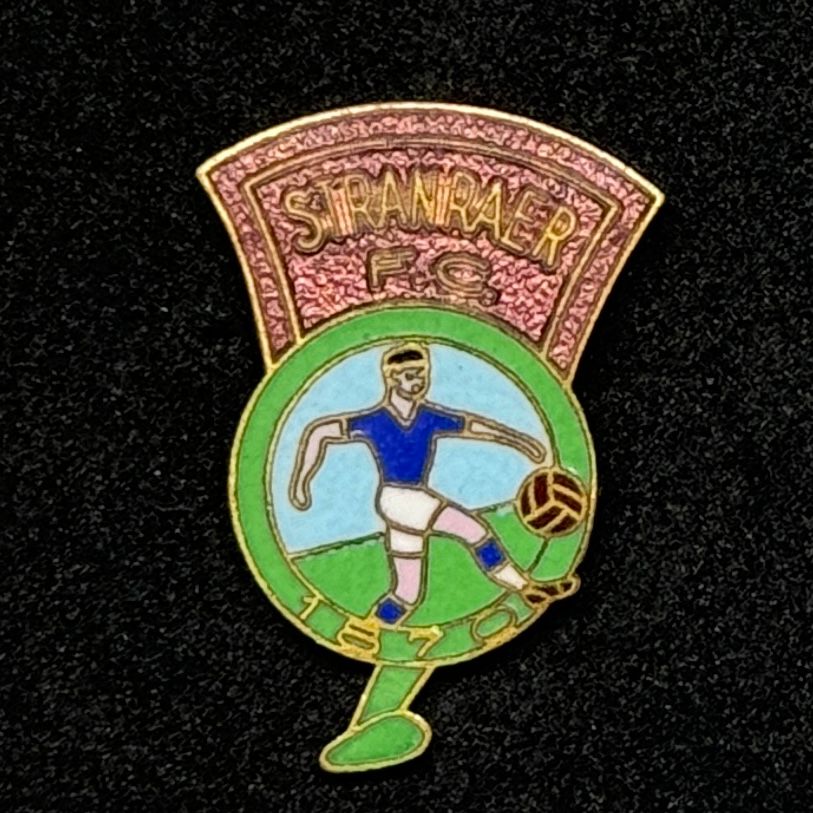 Fanion Vintage Stranraer FC - Écosse - Petit Format