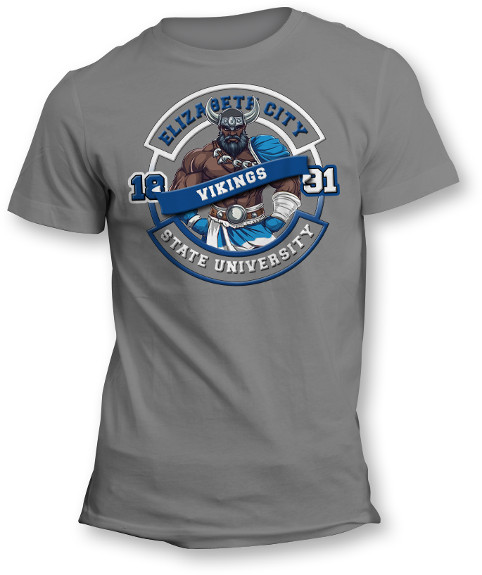 ECSU Mighty Viking T-Shirt &amp; Long Sleeve