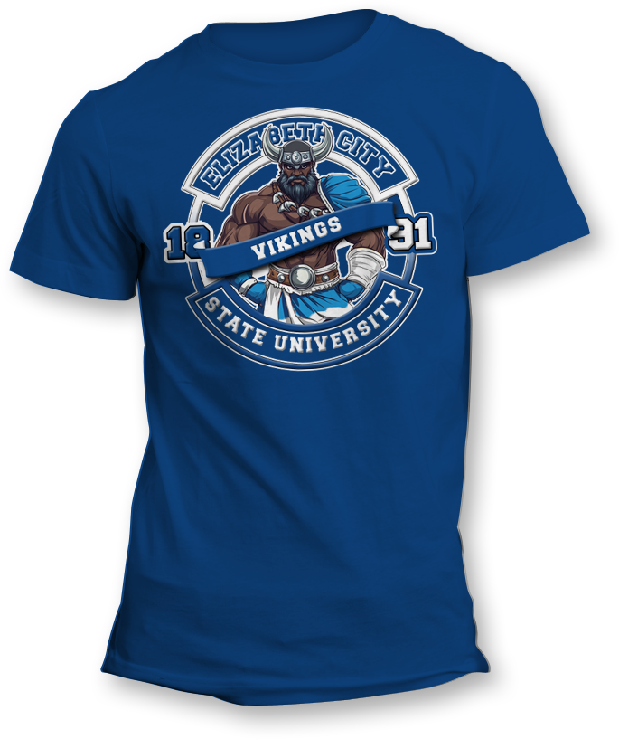 ECSU Mighty Viking T-Shirt &amp; Long Sleeve
