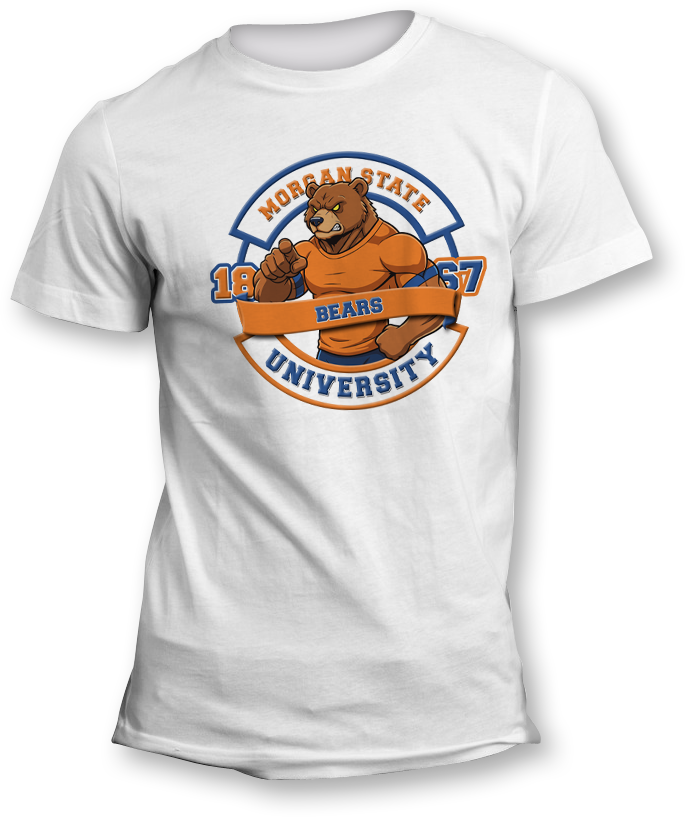 Morgan State Mighty Bears T-Shirt &amp; Long Sleeve