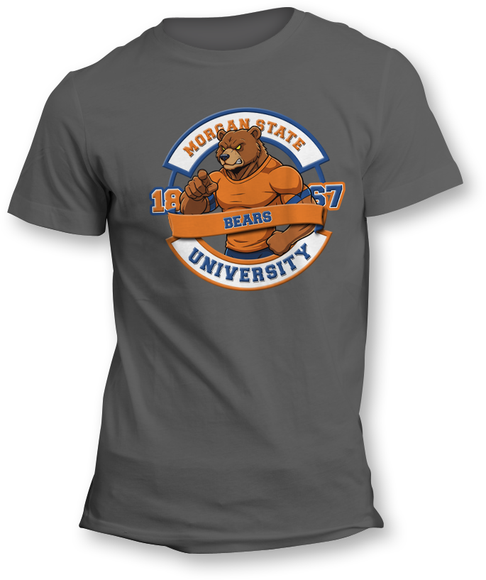Morgan State Mighty Bears T-Shirt &amp; Long Sleeve