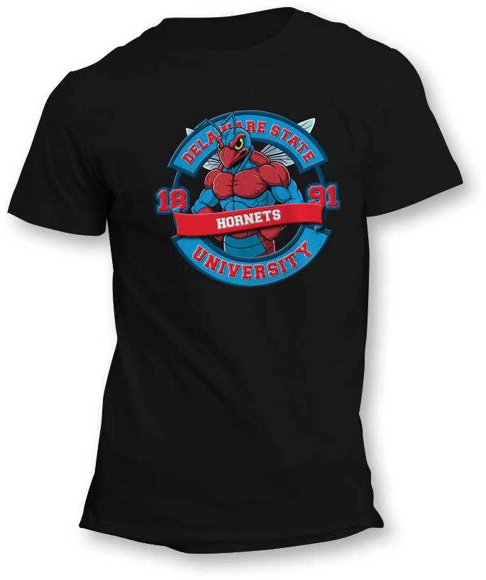 Delaware State Mighty Hornets T-shirt &amp; Long Sleeve