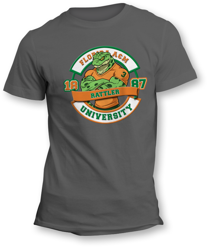 Florida A&amp;M University Mighty Rattlers T Shirt &amp; Long Sleeve
