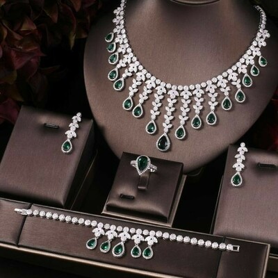 Nigeria 4pcs Bridal Jewellery