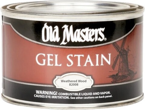 Old Master's Gel Stain Weathered Wood
