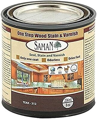 SamaN One step Wood Stain and Varnish - Teak