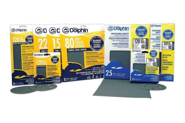 Blue Dolphin Anti-Clogging Sandpaper - 5 PK - Grits 100, 120, 150
