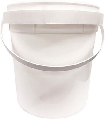 Gallon  Plastic Pail -  White