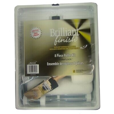 Nour Brilliant Finish 8 Piece Roller Kit