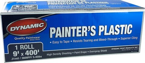 Dynamic Painter's Plastic 9' x 400'