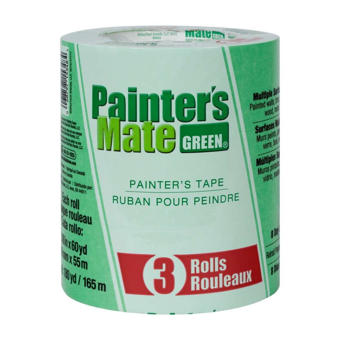 Painter's Mate  Green Tape 48mm/2" -3 Pk