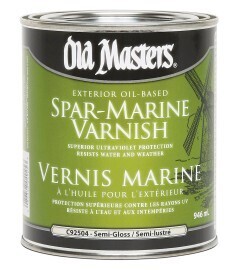 Old Masters Spar- Varnish - Semi-Gloss - Quart