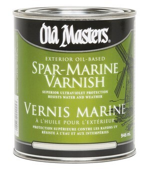 Old Masters Spar Marine  Varnish - Satin - Quart